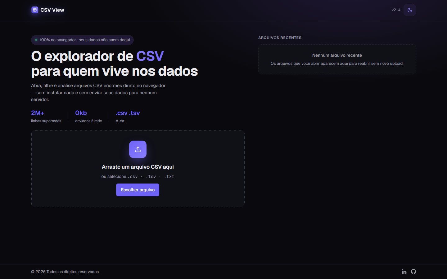 CSV View